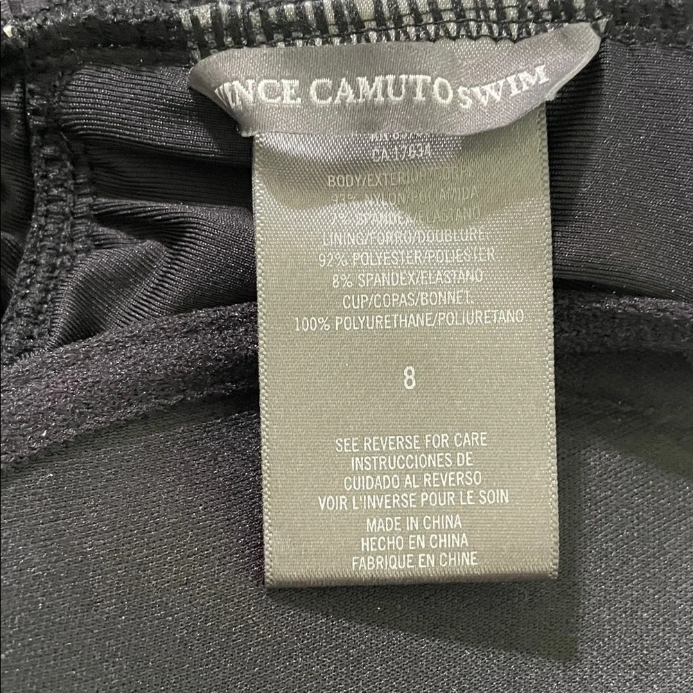 Vince Camuto Black One Piece Swimsuit